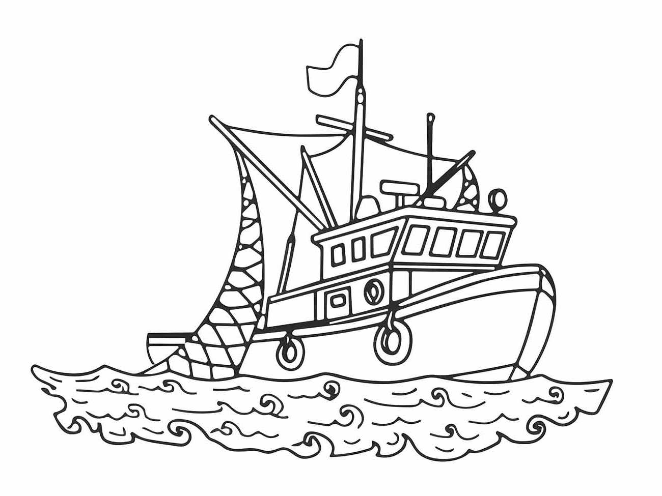 Boats coloring page (25)