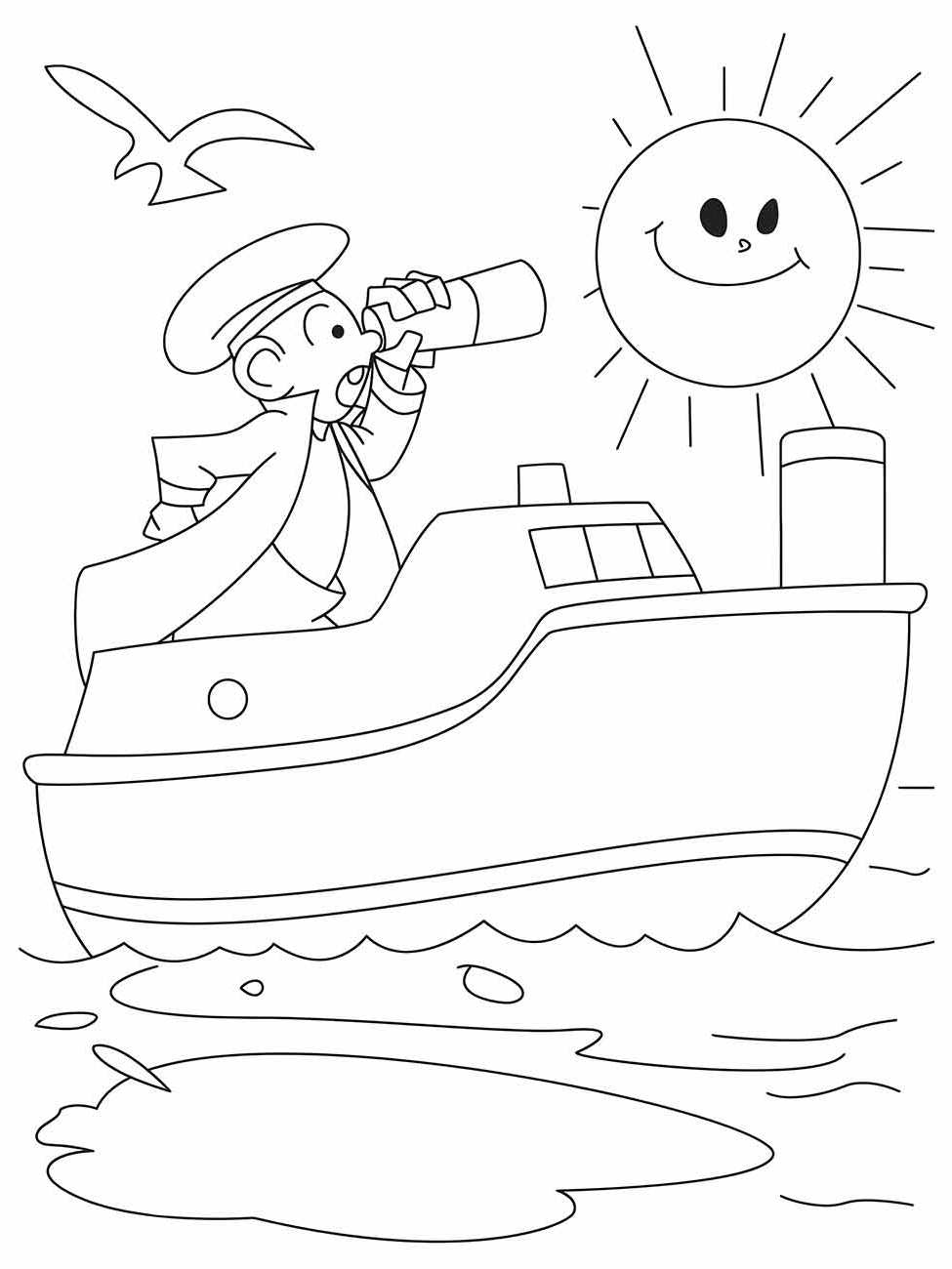 Boats coloring page (30)