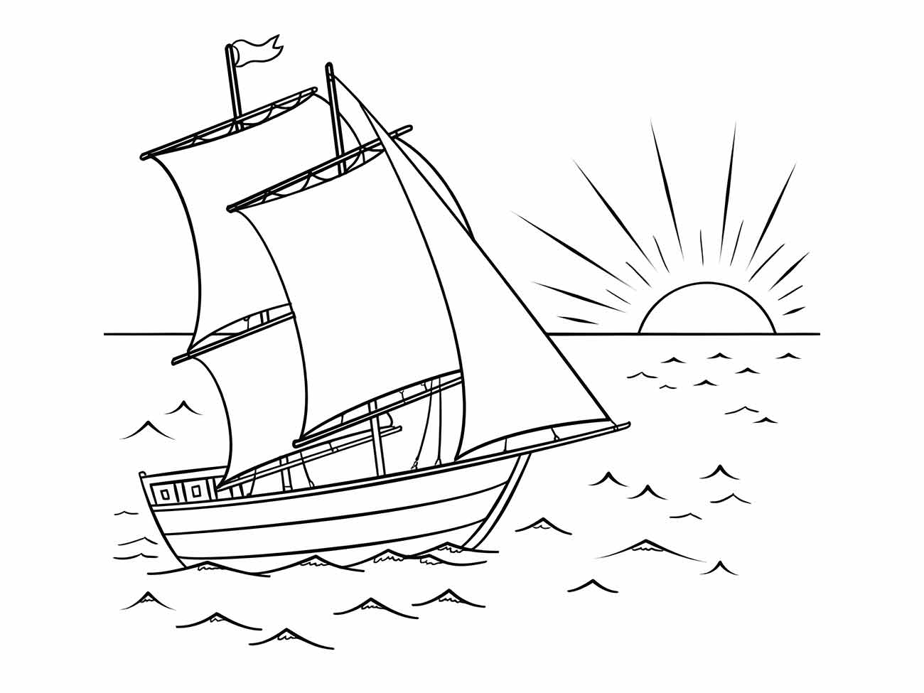 Boats coloring page (35)