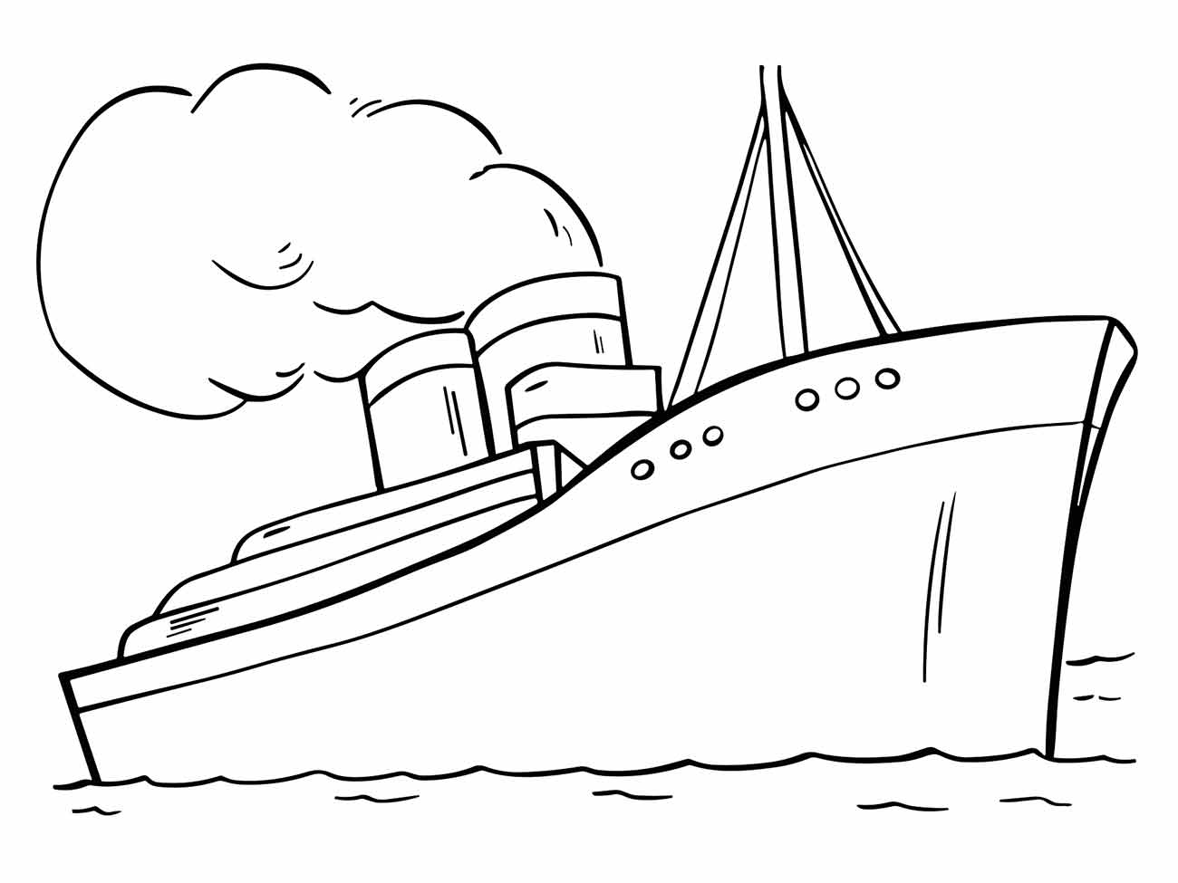 Boats coloring page (36)