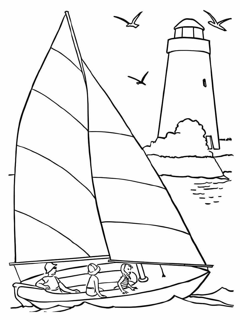 Boats coloring page (40)