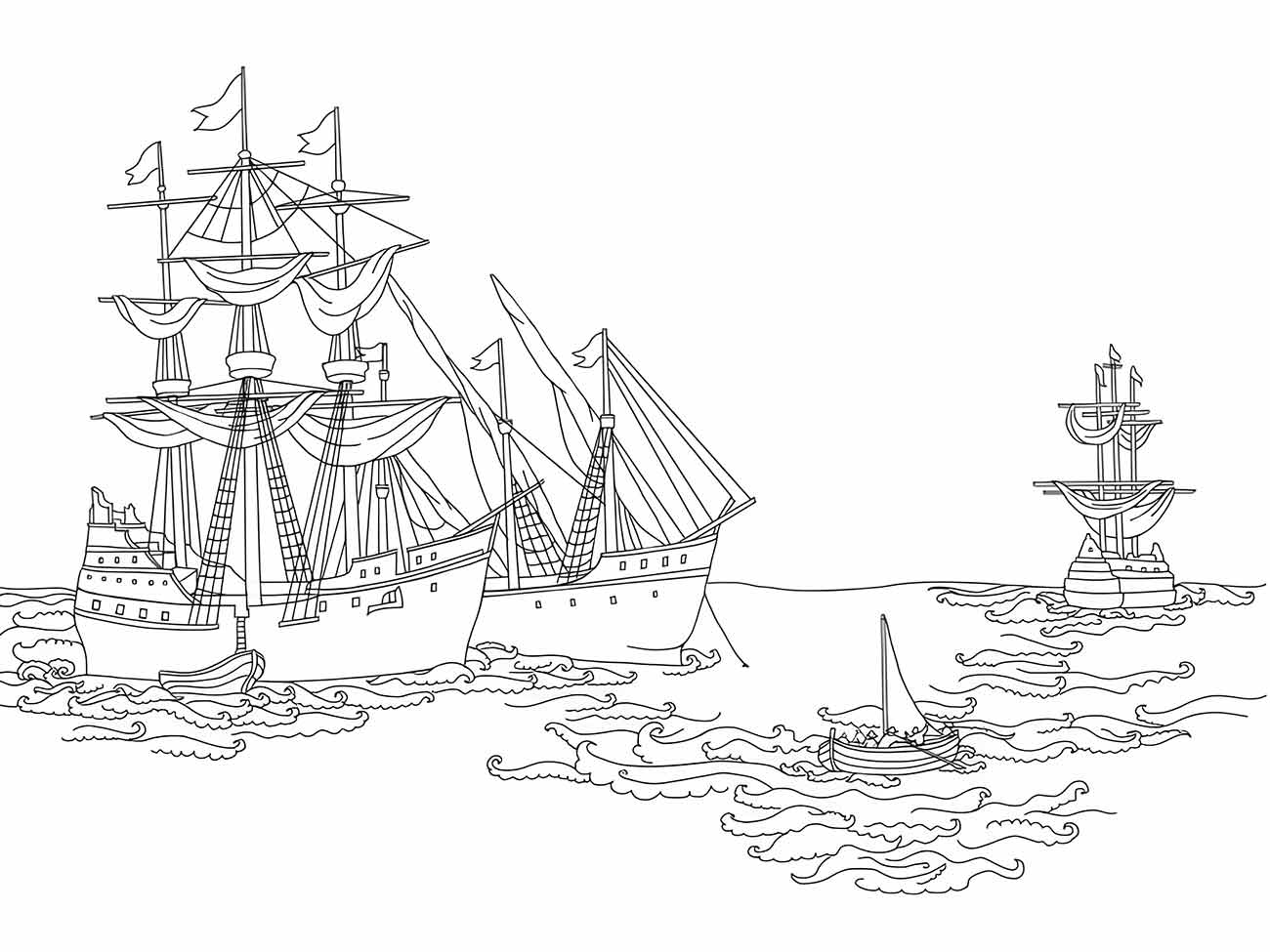 Boats coloring page (44)