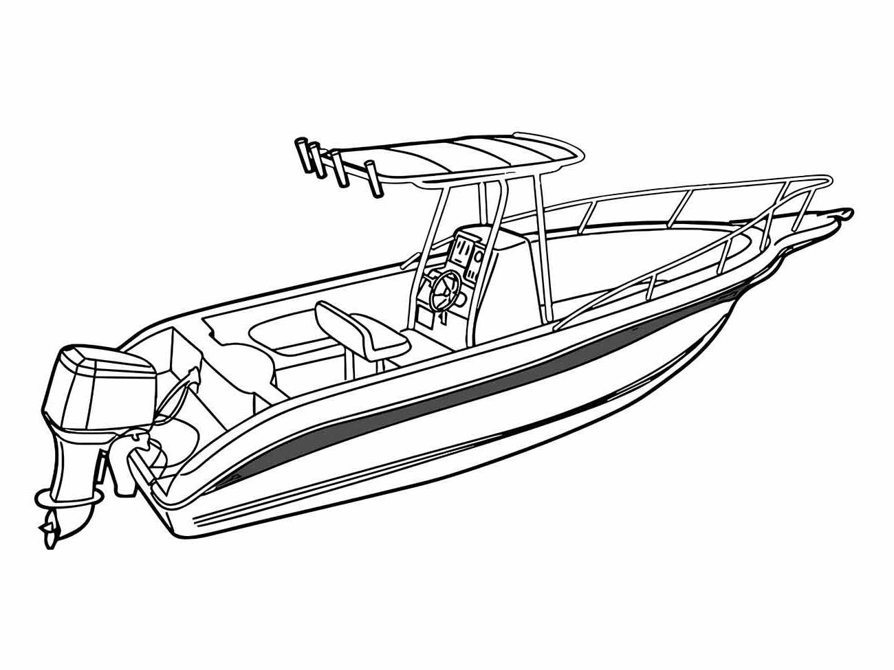 Boats coloring page (7)