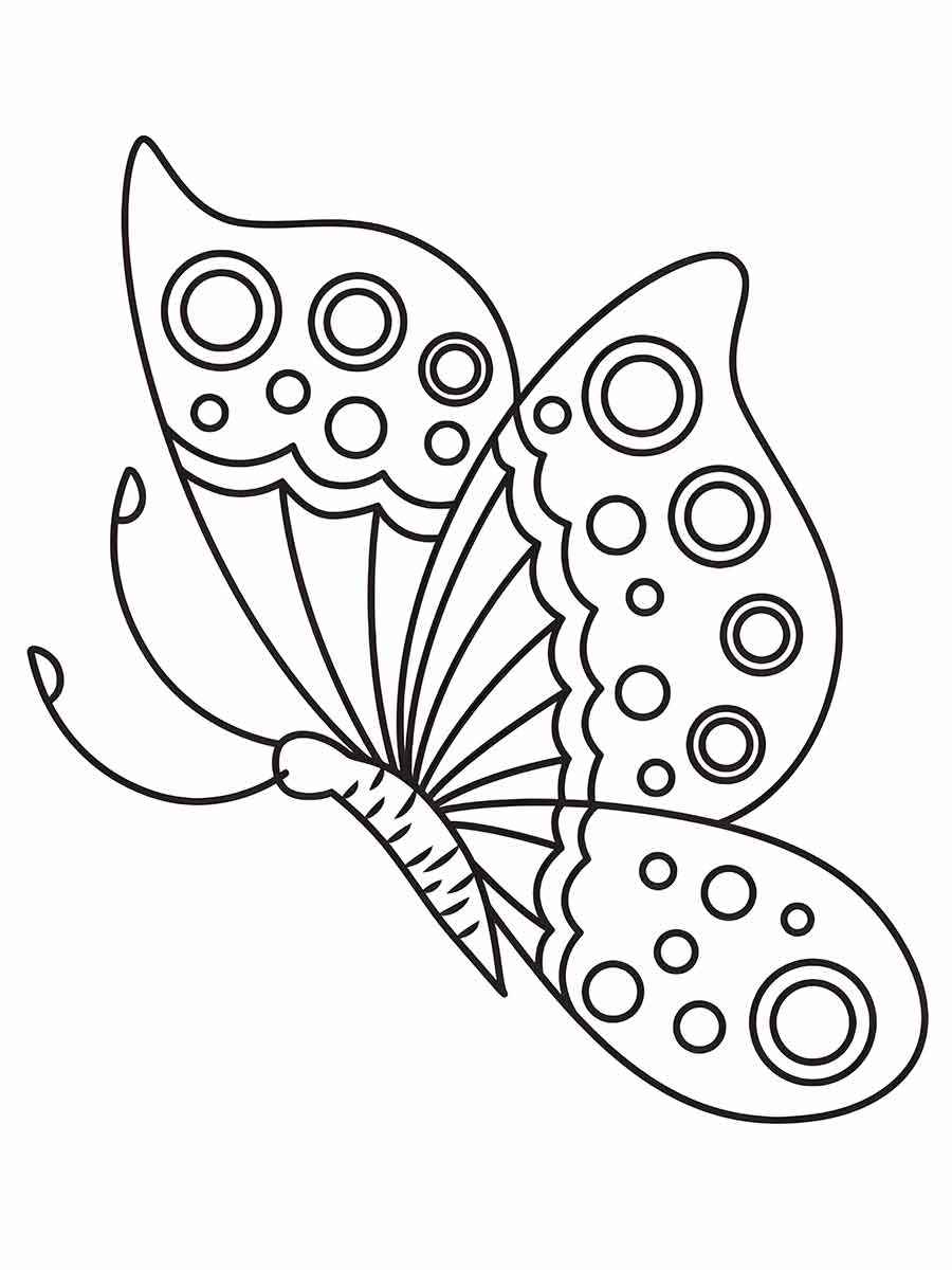 Butterflies coloring page (38)