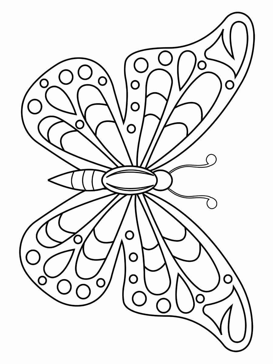 Butterflies coloring page (44)