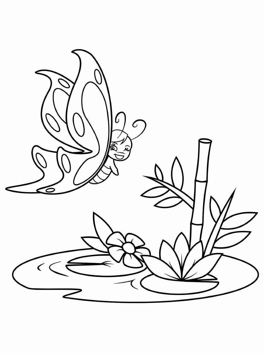 Butterflies coloring page (48)