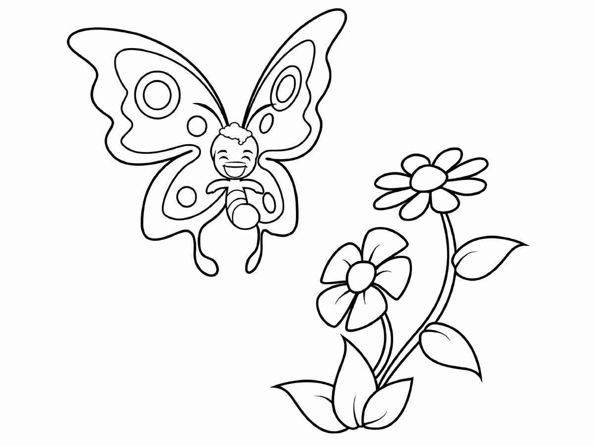 Butterflies coloring page (50)