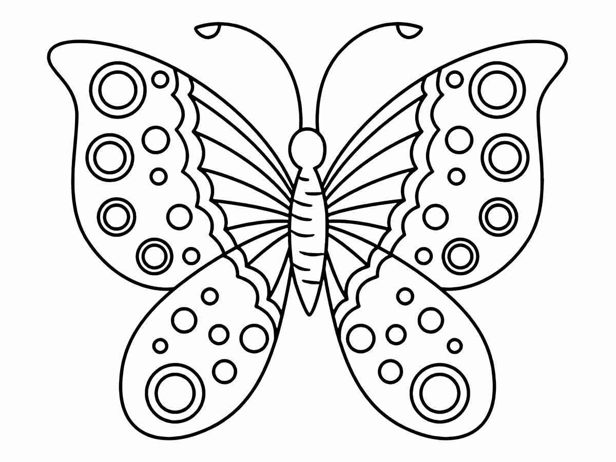 Butterflies coloring page (57)