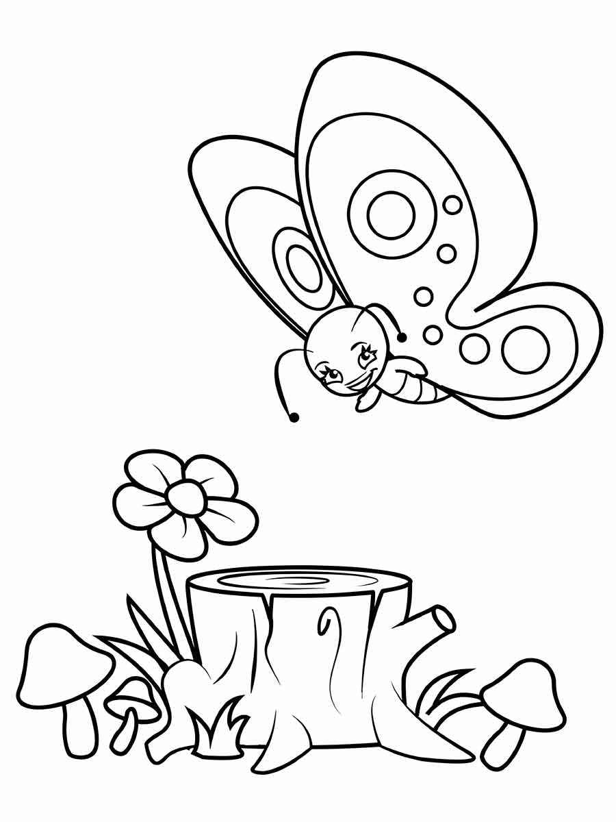 Butterflies coloring page (66)