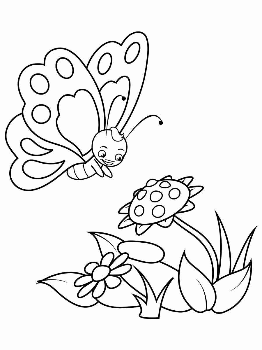 Butterflies coloring page (73)