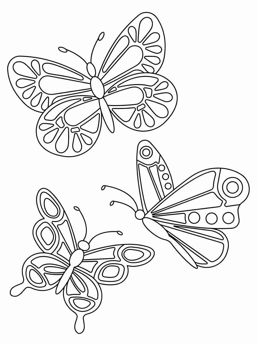 Butterflies coloring page (76)