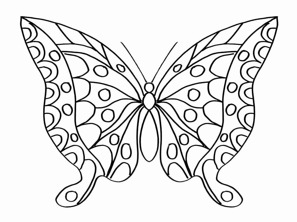 Butterflies coloring page (85)