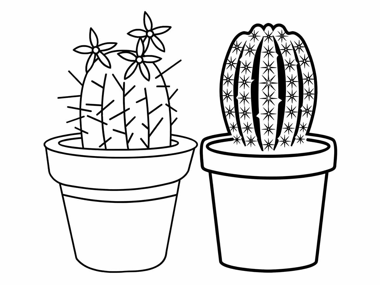 Cacti coloring page (22)