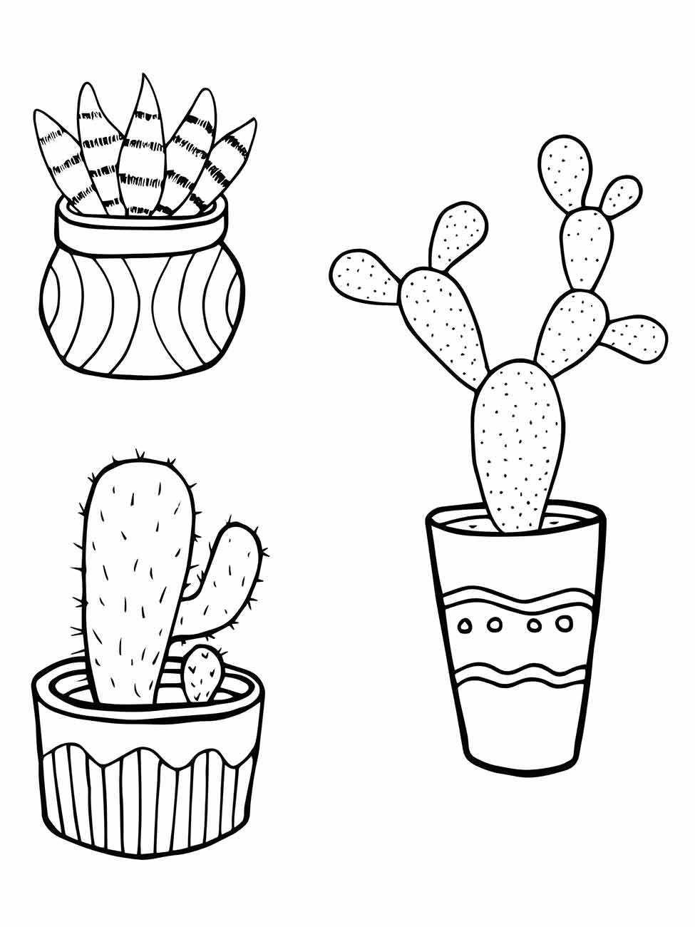 Cacti coloring page (27)