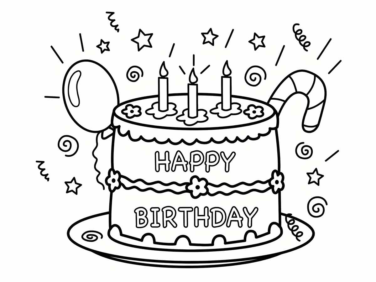 Cake coloring page (16)