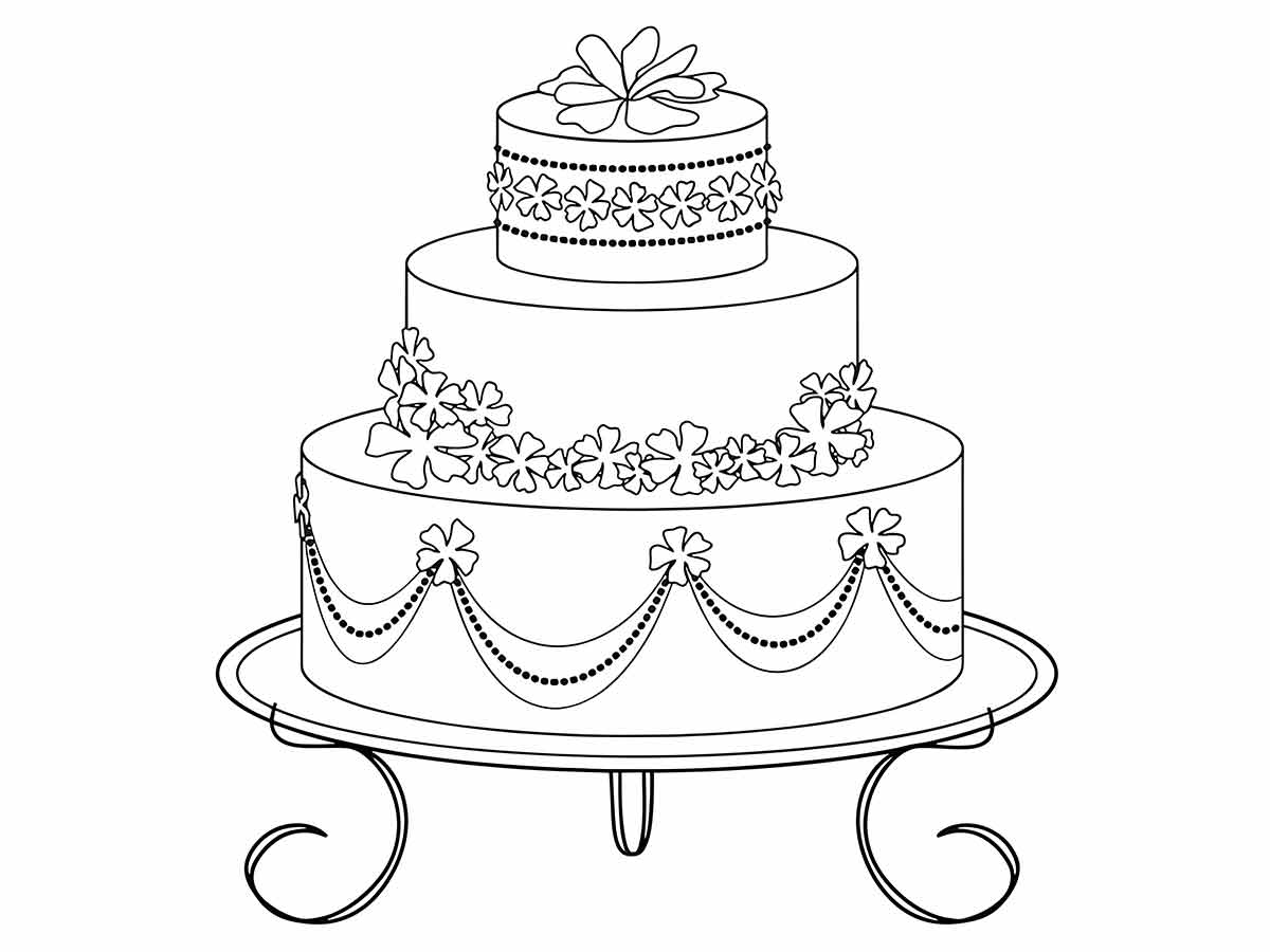 Cake coloring page (23)