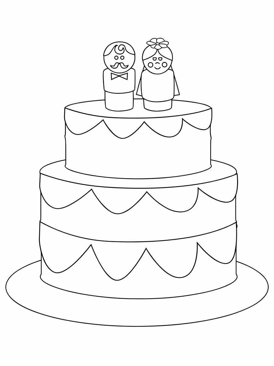 Cake coloring page (26)