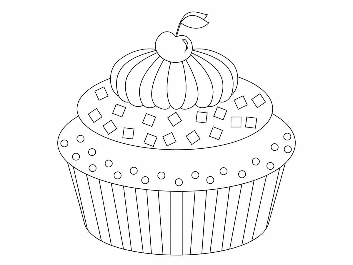 Cake coloring page (29)