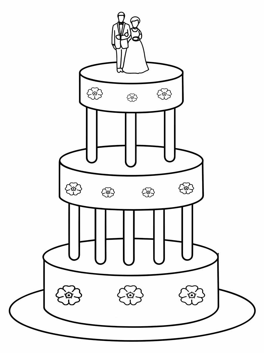 Cake coloring page (31)