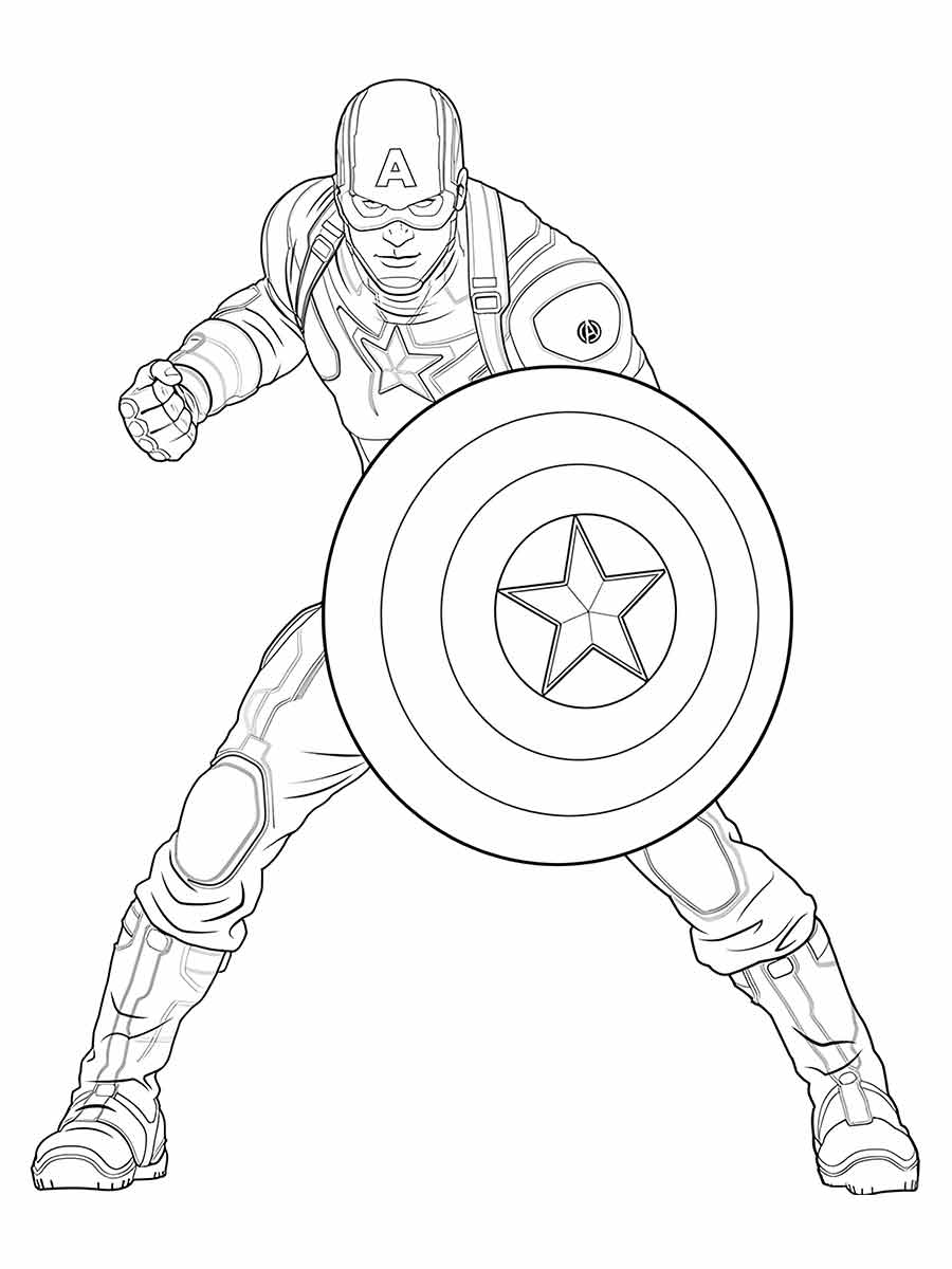 Captain America coloring page (17)