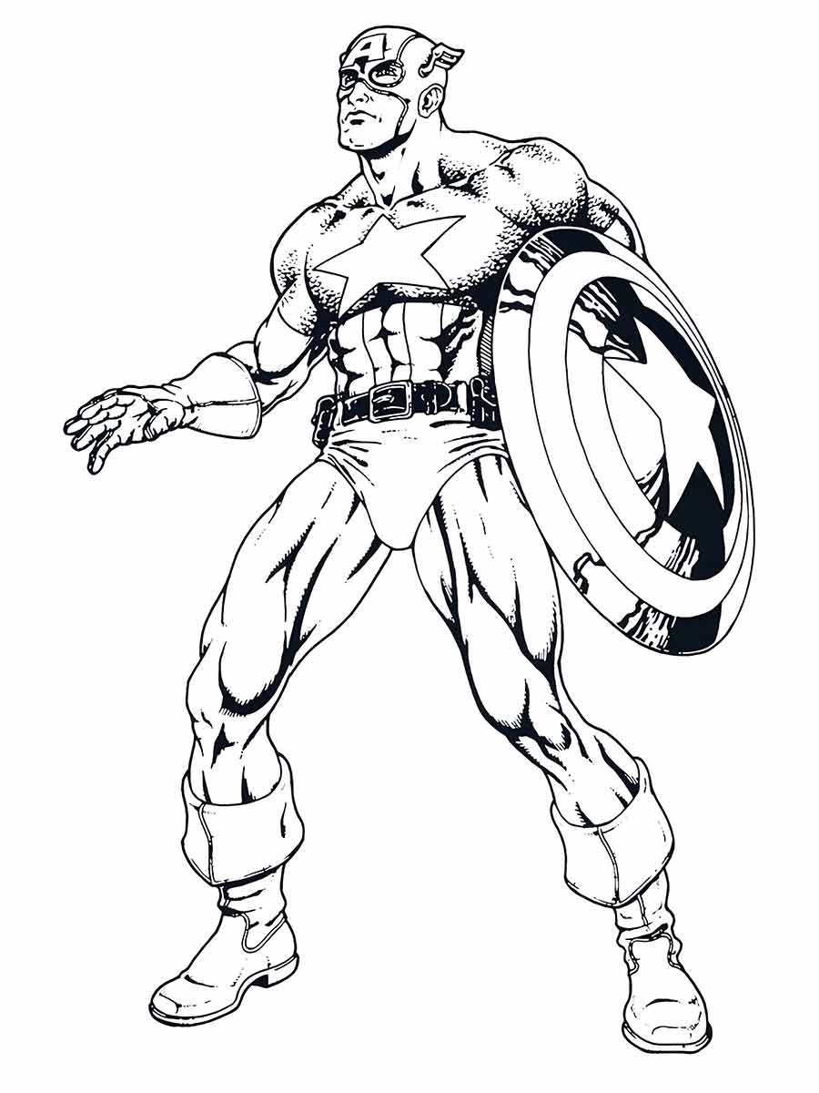 Captain America coloring page (18)