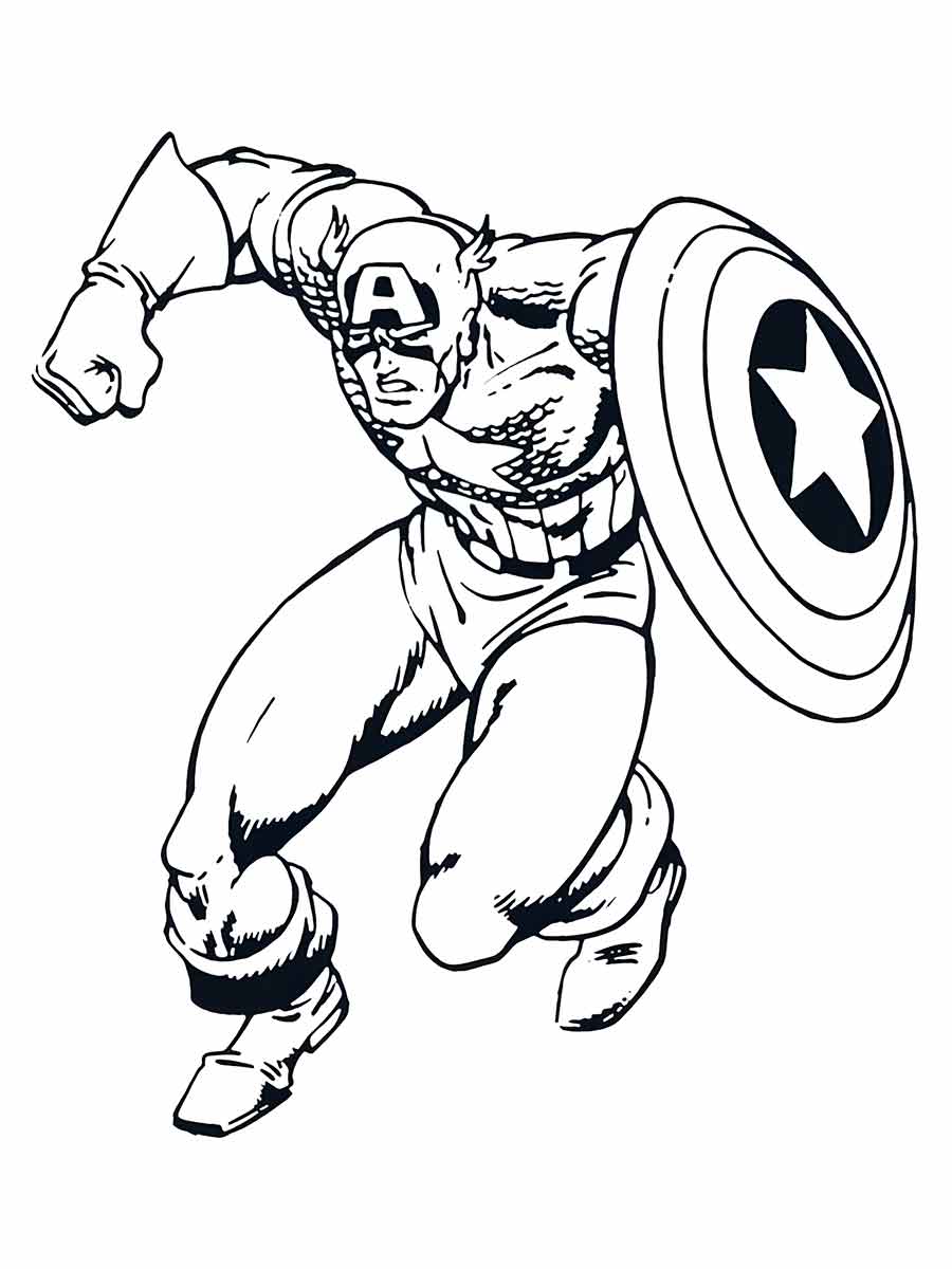 Captain America coloring page (19)