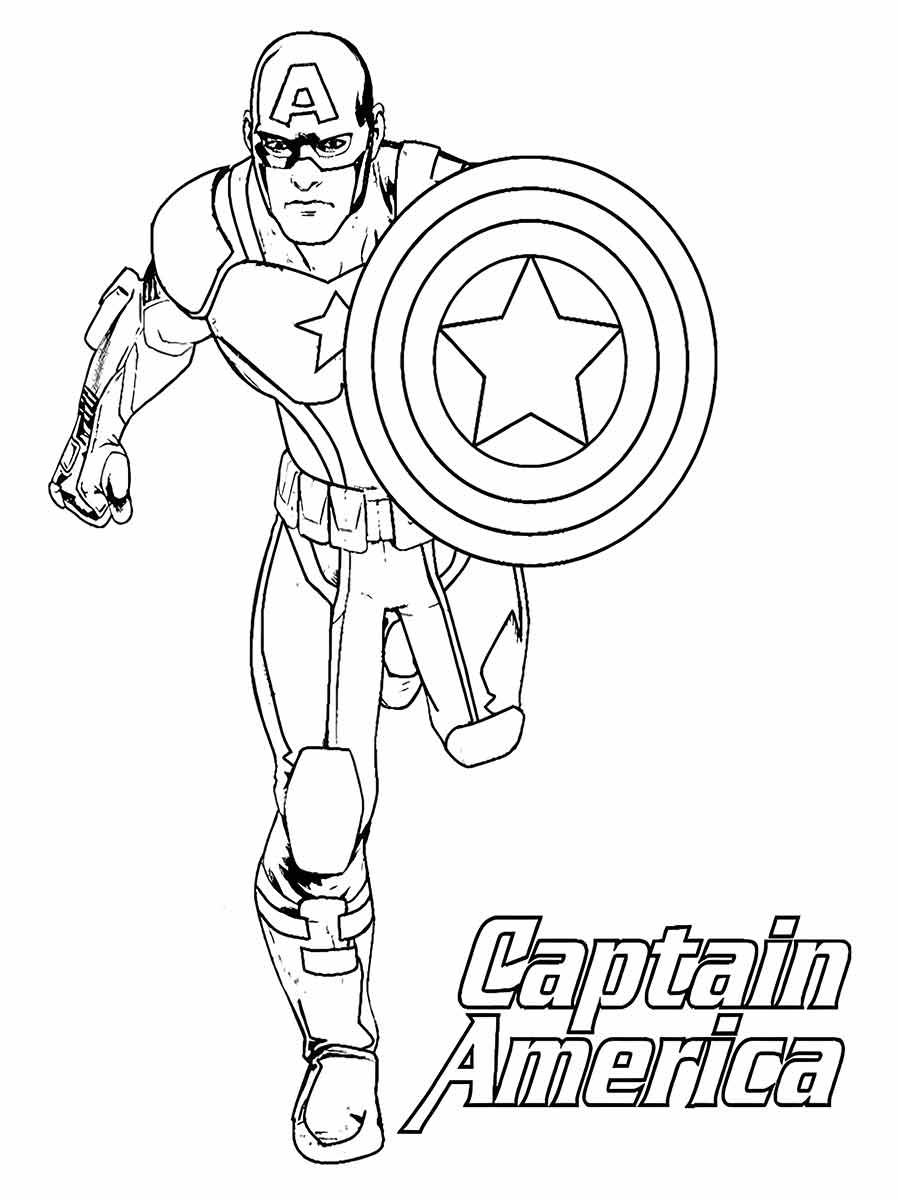 Captain America coloring page (21)