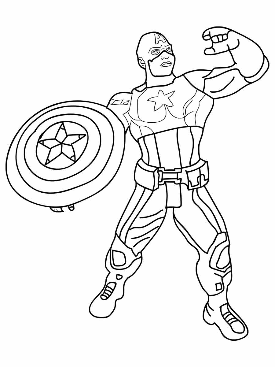 Captain America coloring page (26)