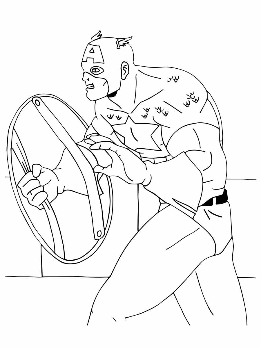 Captain America coloring page (33)