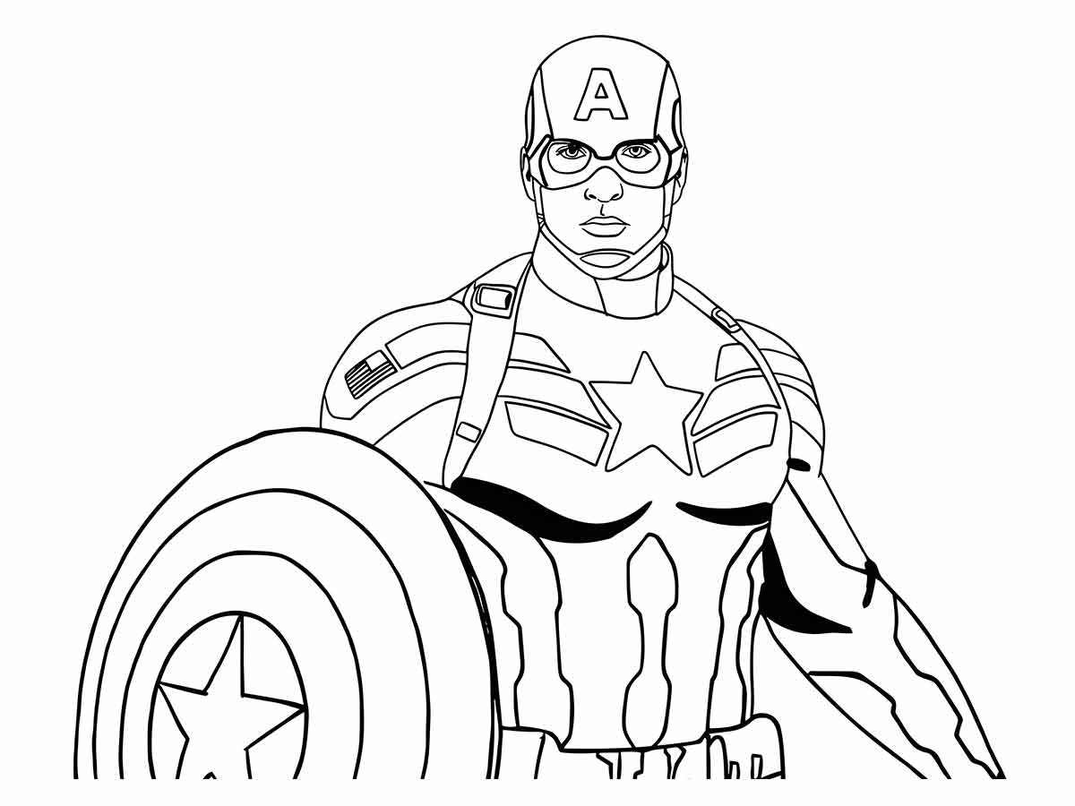 Captain America coloring page (34)