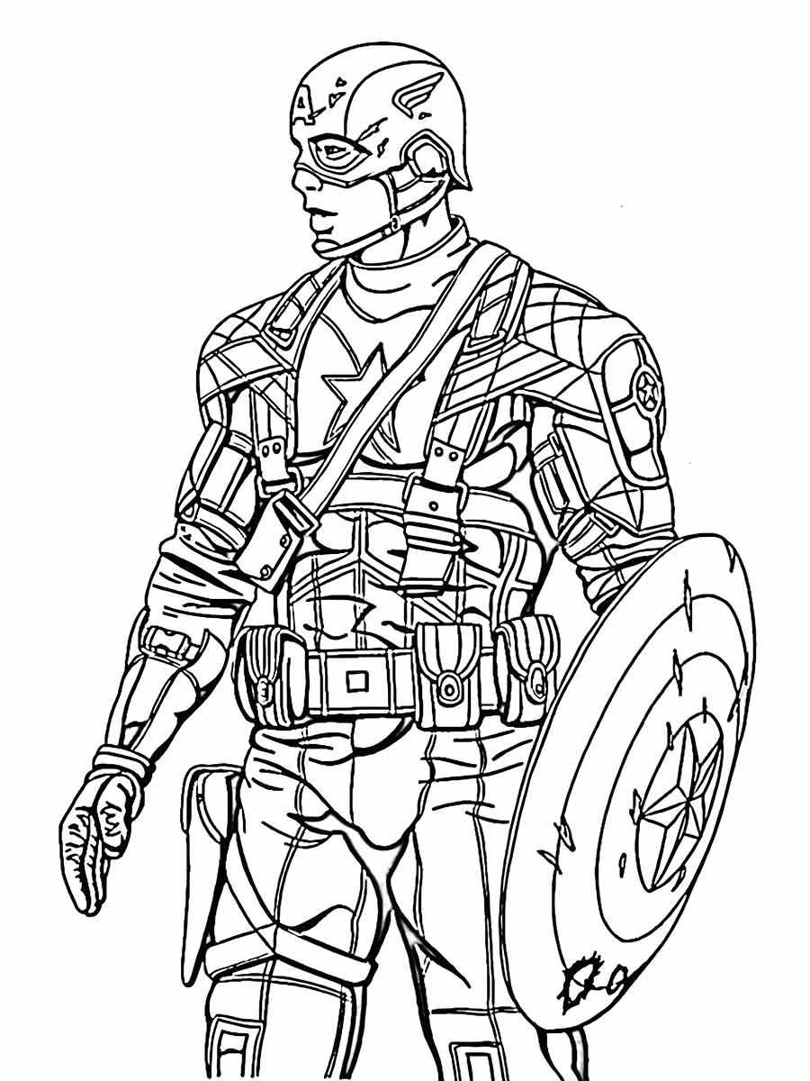 Captain America coloring page (37)