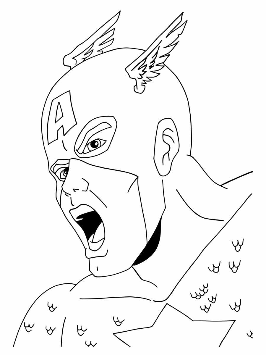 Captain America coloring page (39)