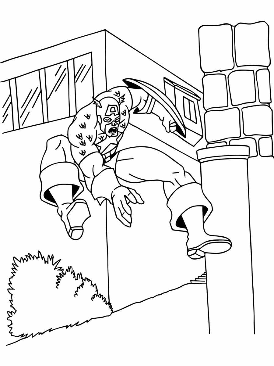 Captain America coloring page (51)