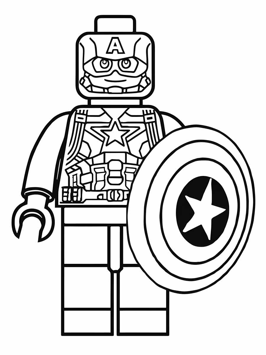 Captain America coloring page (55)