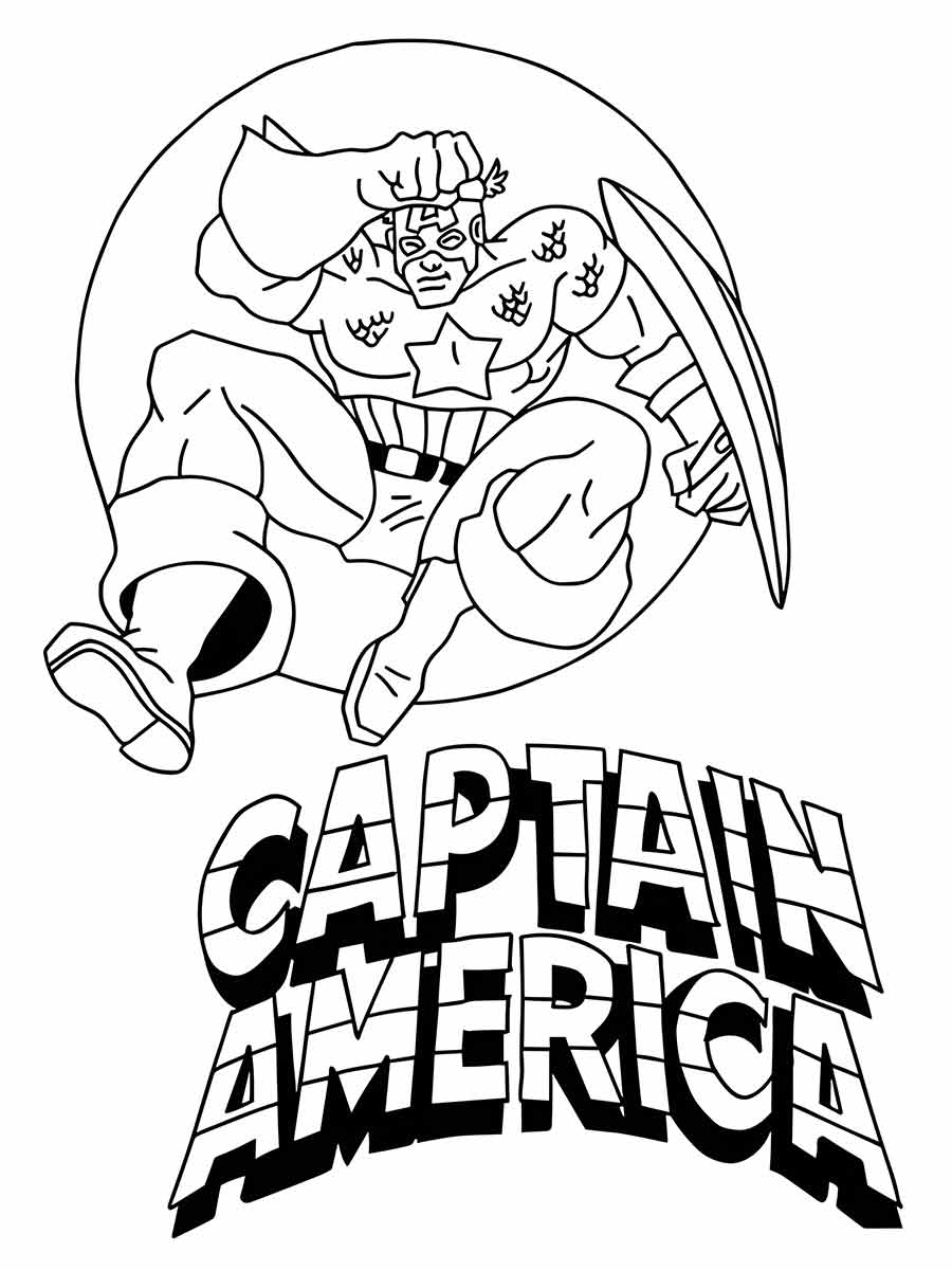 Captain America coloring page (59)