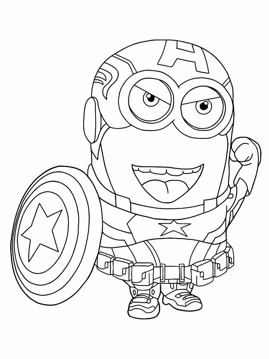 Captain America coloring page (61)