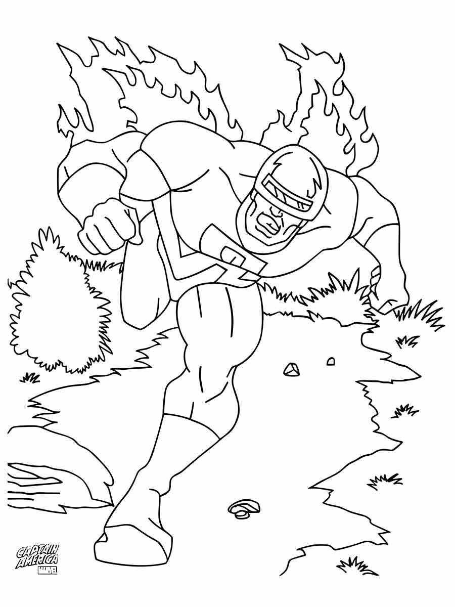 Captain America coloring page (67)