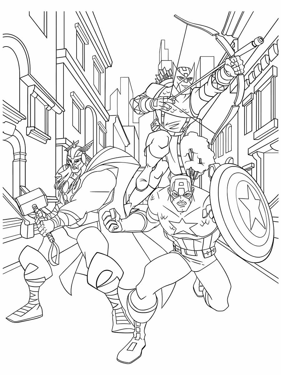 Captain America coloring page (70)