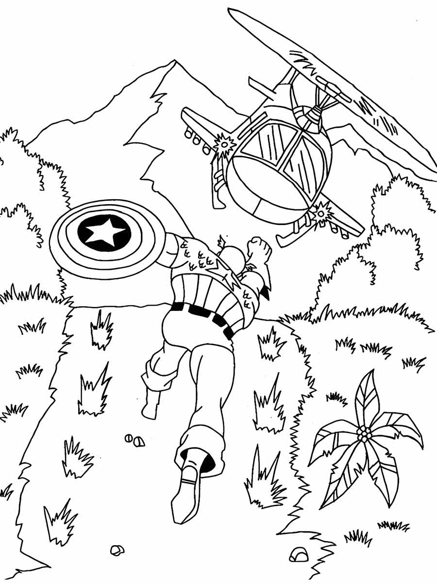 Captain America coloring page (73)