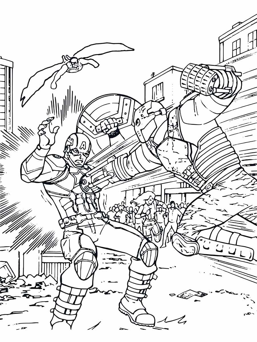 Captain America coloring page (75)