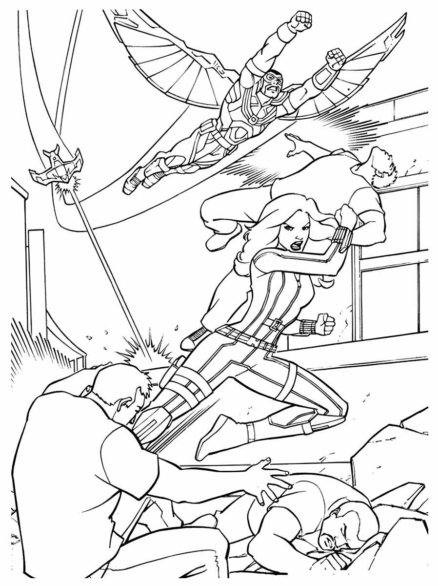 Captain America coloring page (78)