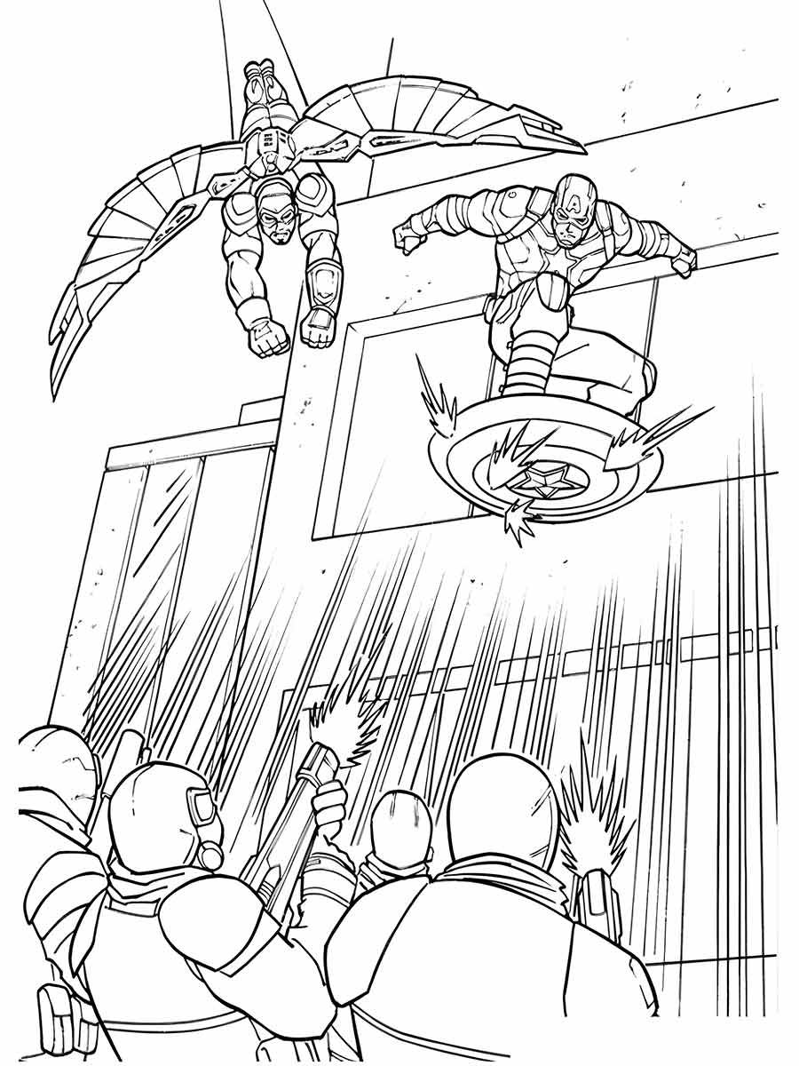 Captain America coloring page (79)