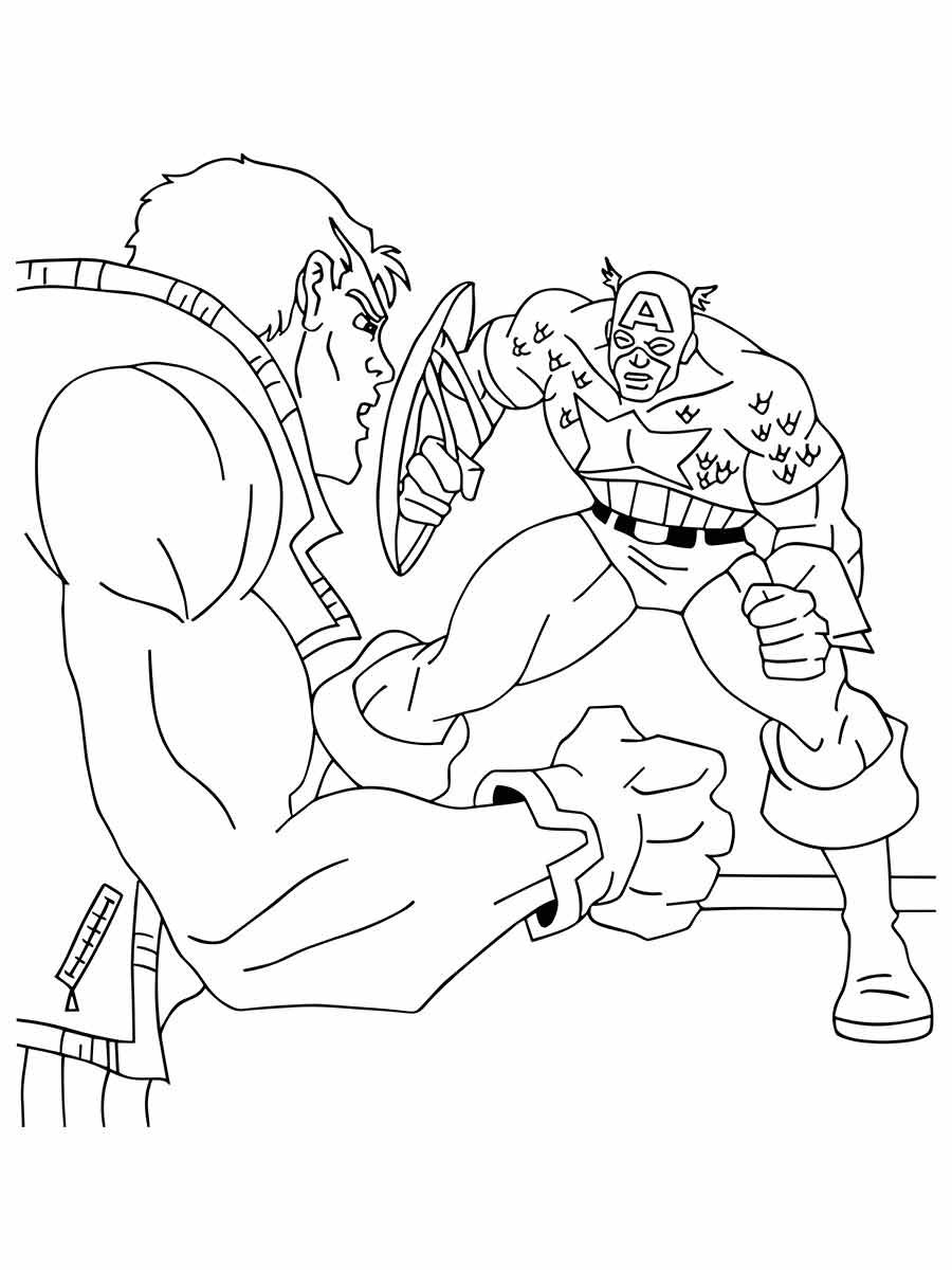 Captain America coloring page (81)