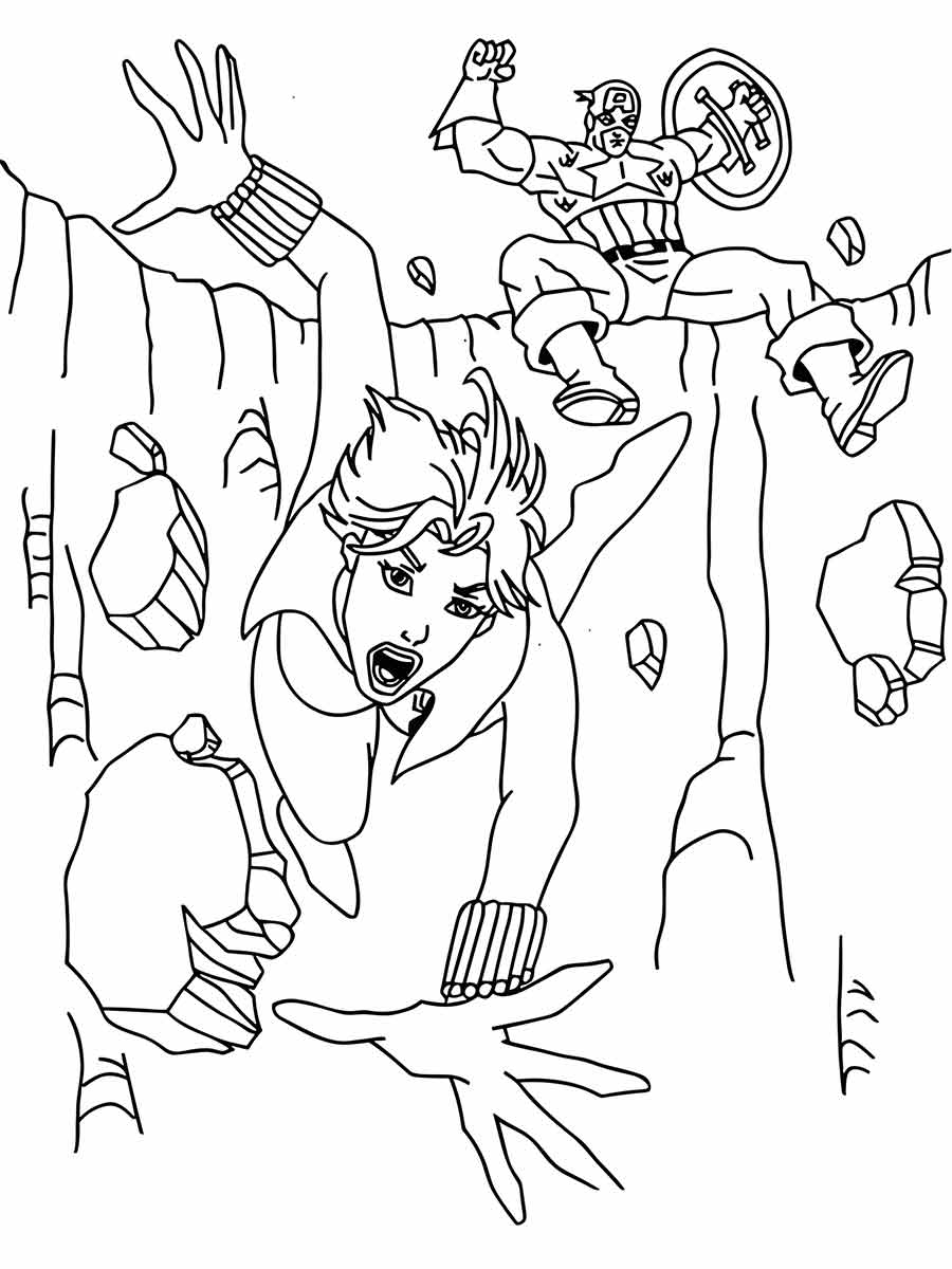 Captain America coloring page (82)