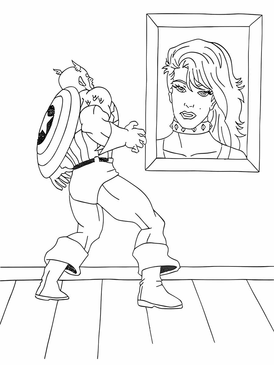 Captain America coloring page (83)