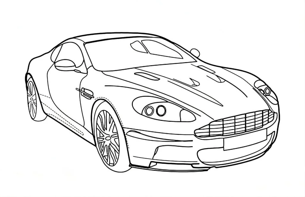 Car coloring page (11)