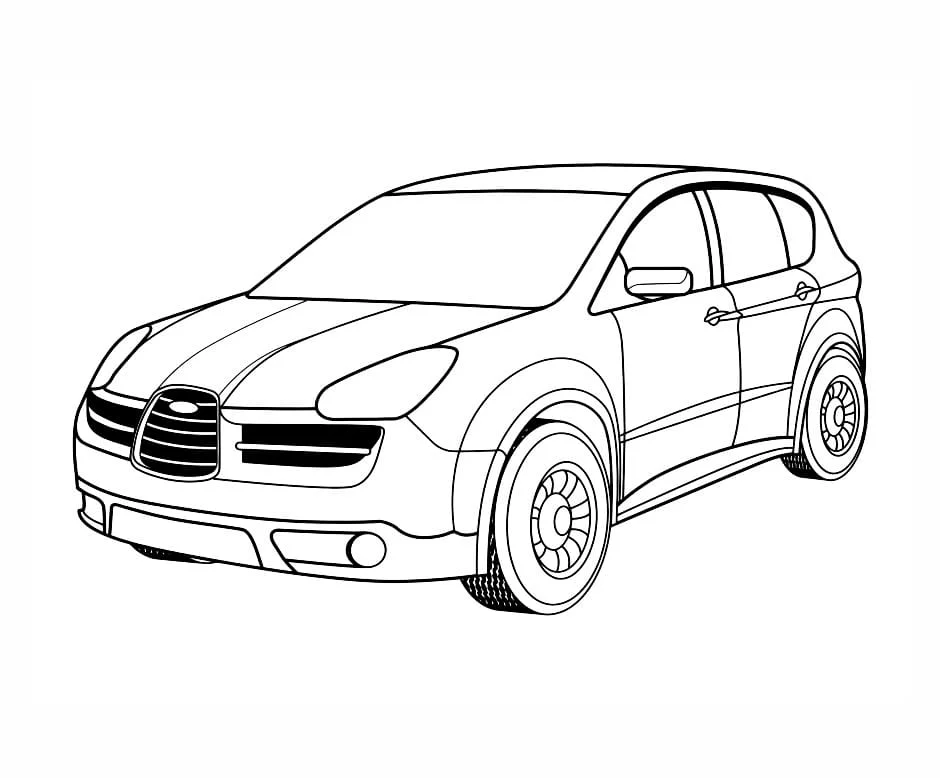 Car coloring page (14)