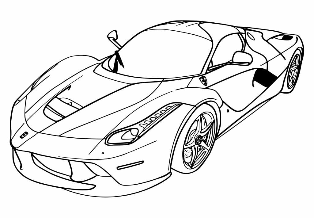 Car coloring page (2)