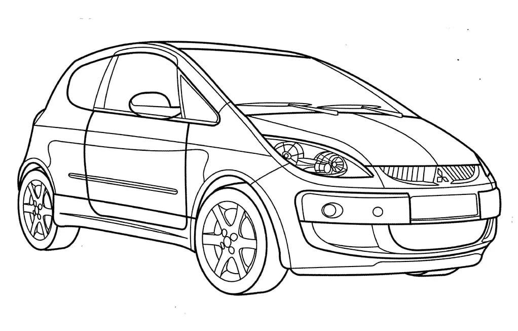 Car coloring page (29)