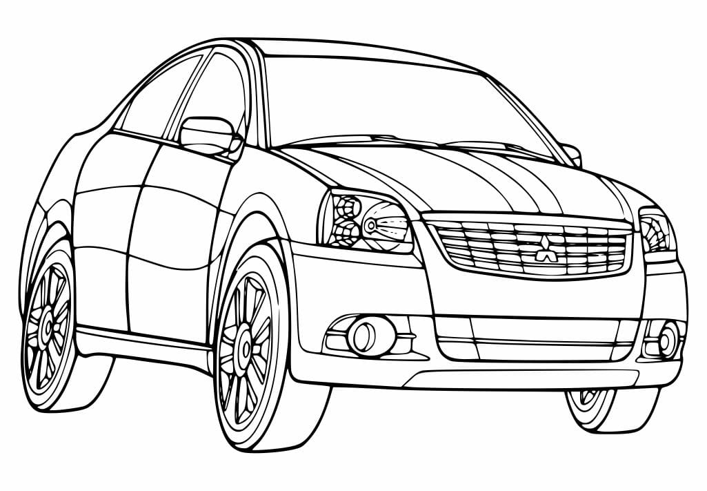 Car coloring page (3)